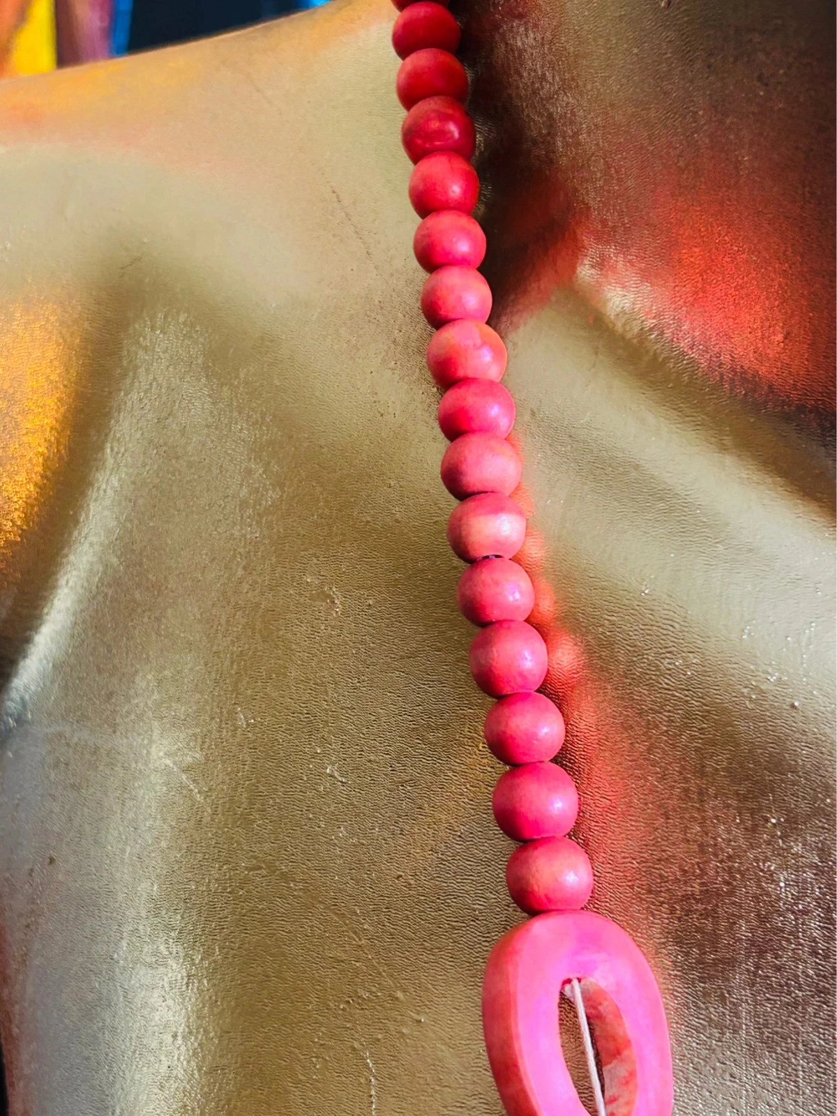 Oude fantasy ketting in retro-stijl met koraal – photo 3